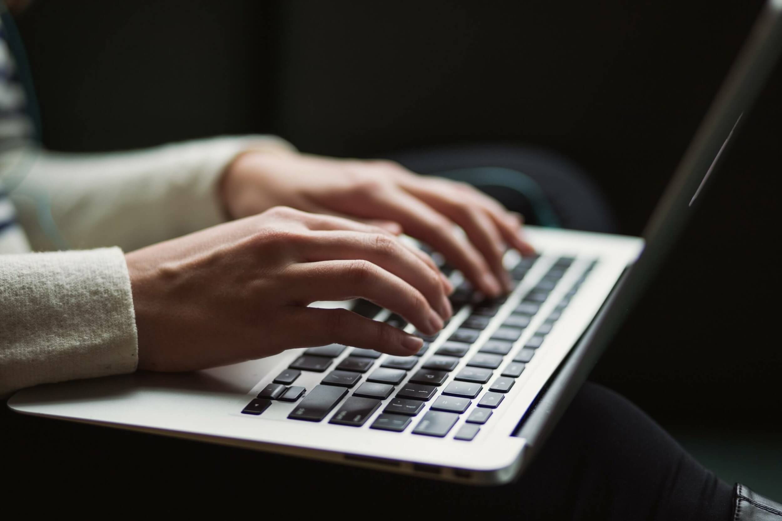 typing-on-laptop-keyboard